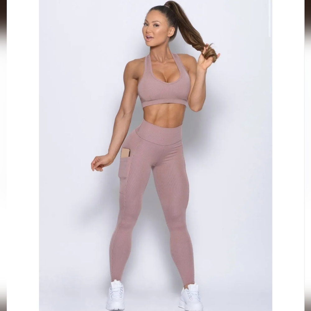 Bombshell Sportswear Lounge Rib Leggings size Small